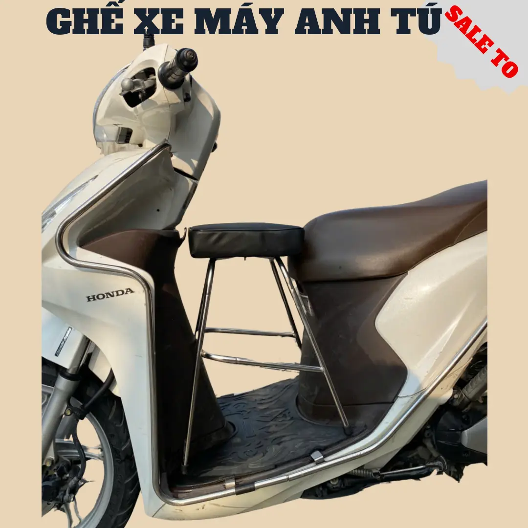 Ghế Ngồi Xe Máy Cho Bé Các Loại Xe Ga Vision,lead,scoopy..