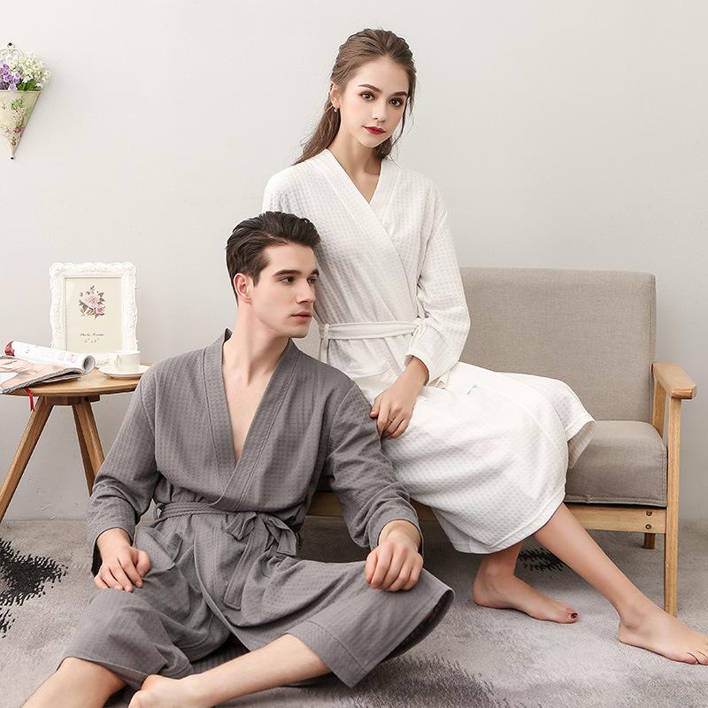 7ting End of the Year Summer Thin Waffle Bathrobe for Wome - TikTok ...