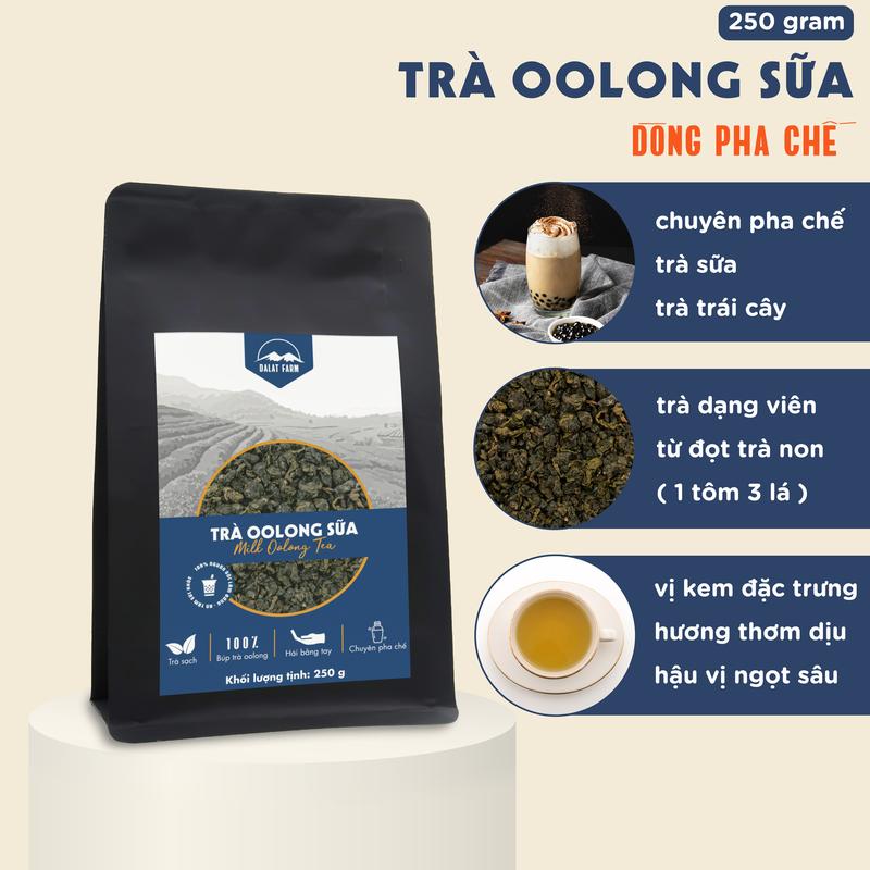 Trà Oolong Sữa DalatFarm - Túi 250 g (Dòng chuyên pha chế)