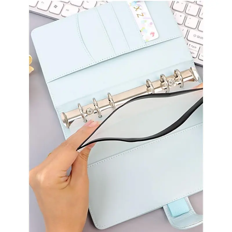 ziplock binder a6-a5/zipper bag A6-A5/Binder Divider/Serbaguna Pouch Zipper Ziplock Warna Binder-Ms.Pepeleria 4