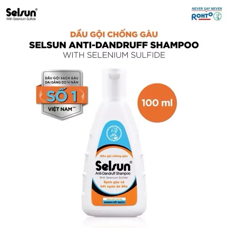 Dầu gội Selsun chống gàu, sạch gàu & hết ngứa da đầu - Sản phẩm chống gàu tốt nhất 1
