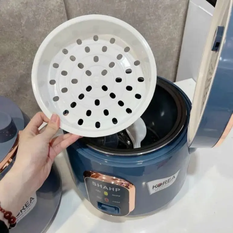 SHAHP Nồi Cơm Điện Mini Dành Cho Gia Đình Dung Tích 1L 1.2L 1.8L Tặng Vỉ Hấp Giao Màu Ngẫu Nhiên Công Suất 400W Tiết Kiệm Điện Năng Chất Liệu Hợp Kim Nhôm Chống Dính Cao Cấp - Cooker 3