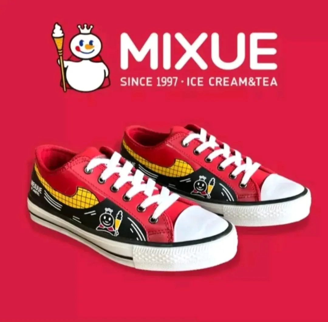 Sepatu Anak Laki Laki Sepatu Sneakers Trendy Ice Mixue Terbaru