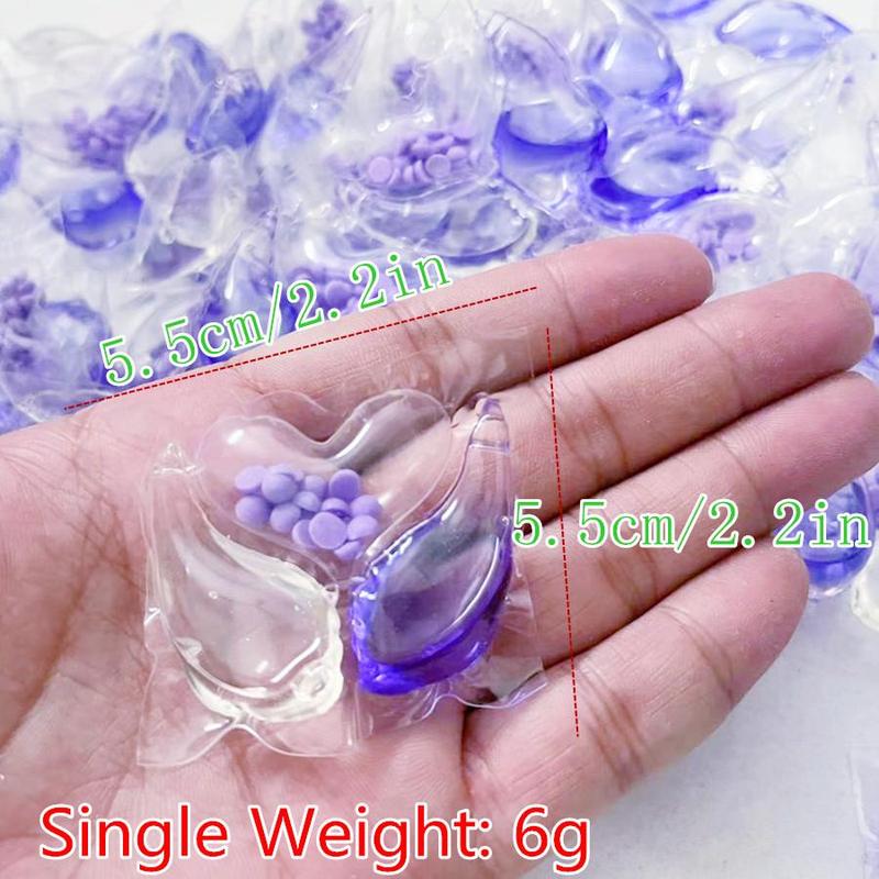 Product Introduction of Lavender Scented Laundry Beads, 30pcs/pack Household Laundry Detergent Beads, Household Cleaning Supplies for Home Laundry 1