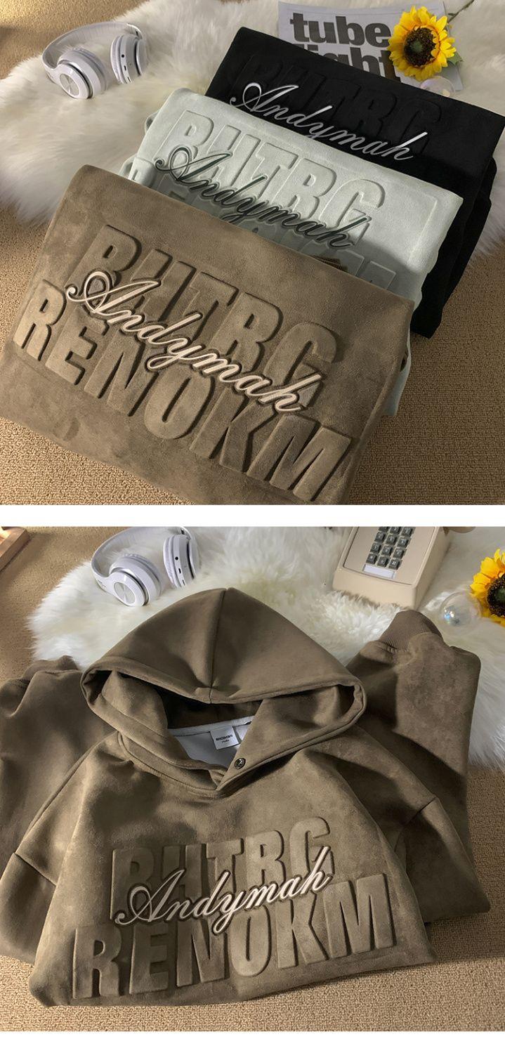 Product Introduction of Áo Hoodie Nặng, Dành Cho Nam Giới, Thương Hiệu Hợp Xu Hướng Có Mũ Trùm Đầu, Thích Hợp Cho Mùa Thu Và Mùa Đông, Thanh Thiếu Niên Và Học Sinh Trung Học, Phong Cách Cổ Điển Mỹ, Hàng Mới Về 2023, Áo Có Mũ Trùm Đầu 11