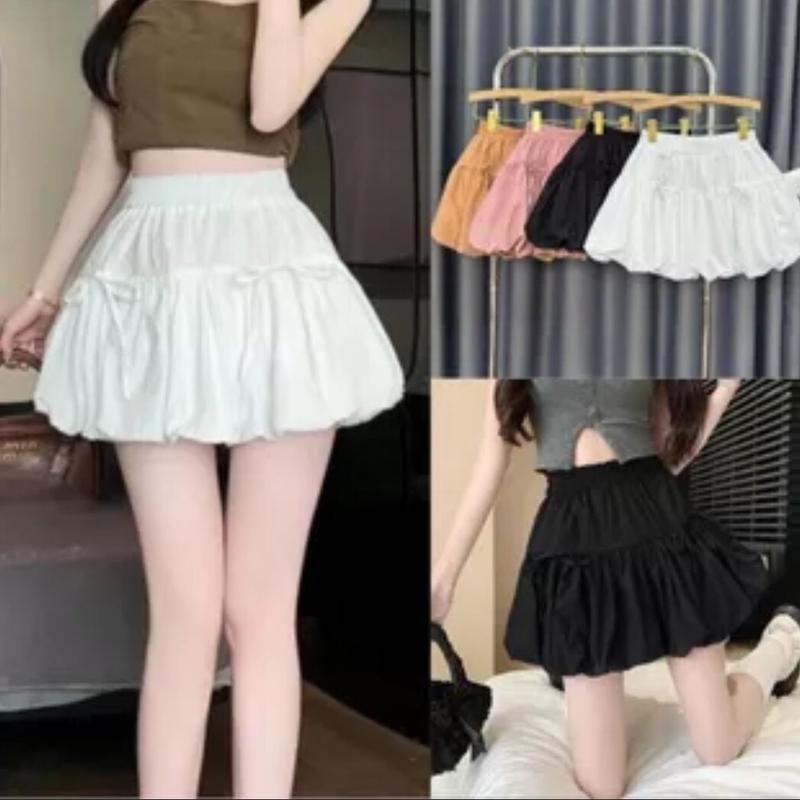 Chân váy bí dáng phồng 2 lớp và có nhiều mẫu siêu xinh có nhiều màu dễ thương MS49 Nữ