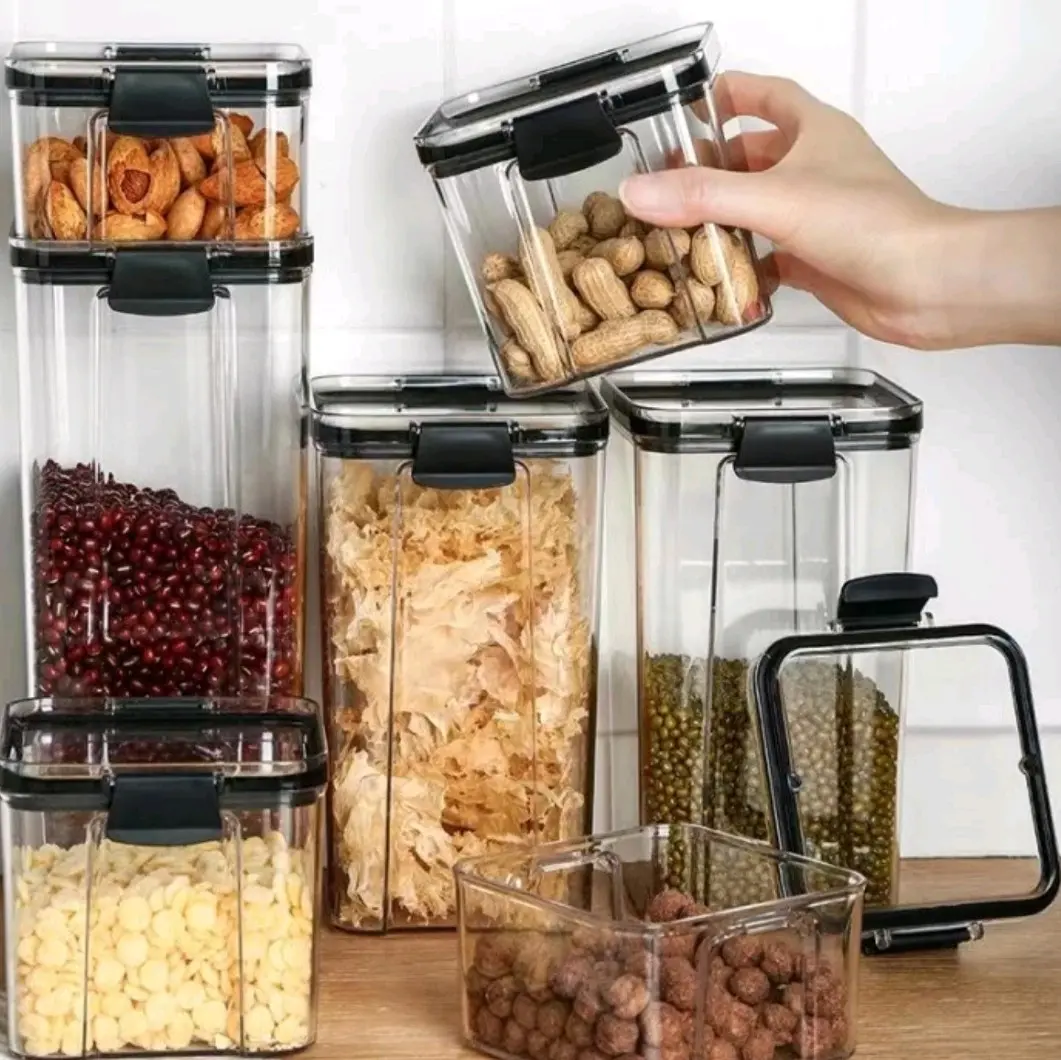 Toples kedap udara tempat penyimpanan makan box