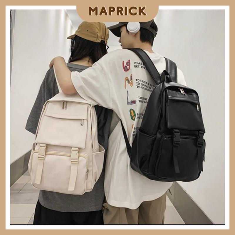 Balo da backpack chống nước thời trang dành cho nam và nữ - quốc dân nhiều ngăn tiện lợi - kích thước 42x28cm BL54 unisex nam nhiều ngăn Đeo Vai