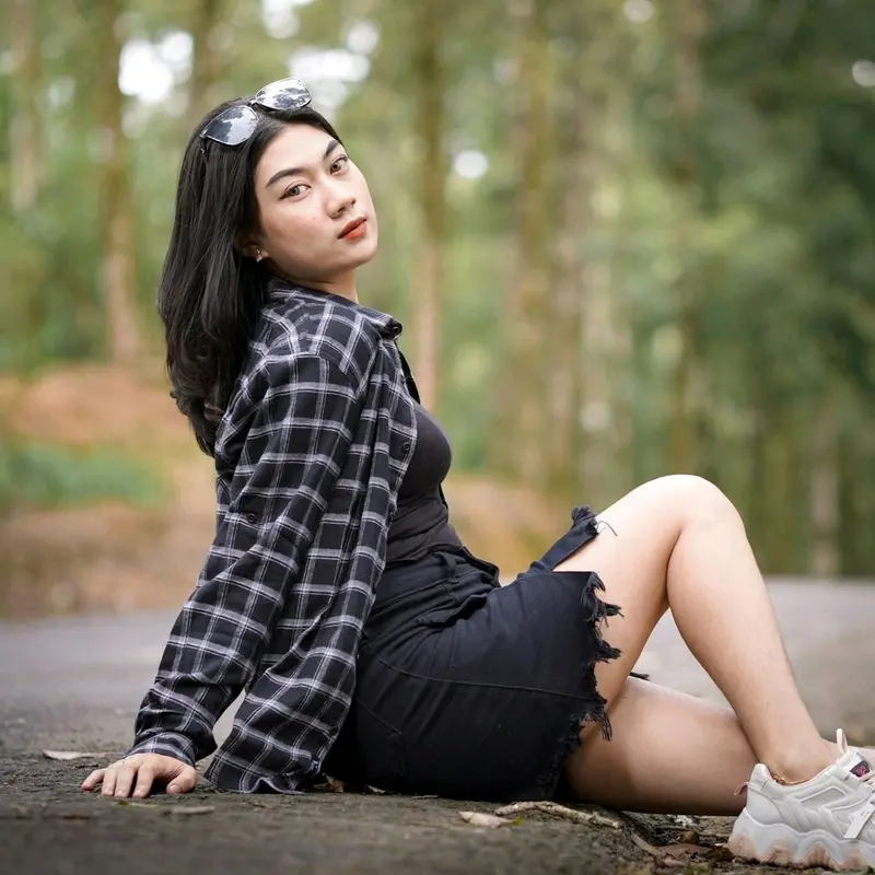 Kemeja Flanel Import Distro Pria Wanita Kemeja Kotak Kain Lembut 3