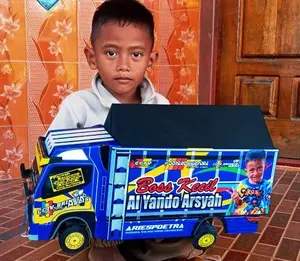 TRUK JUMBO BISA PASANG FOTO NAMA ANAK (free lampu kelap kelip + trpal kerucut)