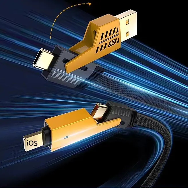 Cáp Sạc Nhanh Đa Năng 4 in 1 - Sạc Siêu Nhanh Tối Đa 65W 7