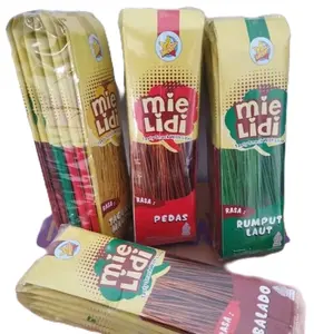 Mie Lidi - Paket Usaha Mie Lidi Karakter Ecer 1RB 1 Pack 12 PCS Halal 6 Varian Rasa