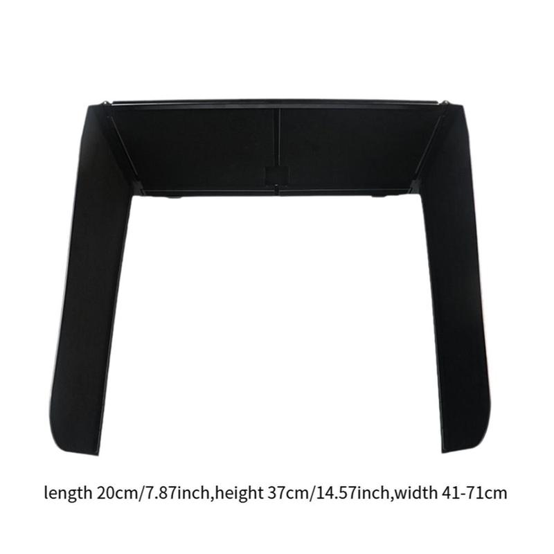 Desktop Computer Monitor Hood Sunhood Easy to Install High Performance Adjustable Universal for Office Play Games 2