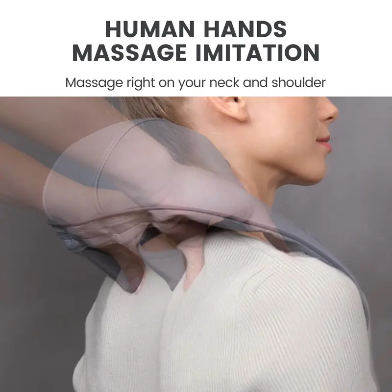 Neck Massager, 1 Count Comfort Massager for Neck, Back & Shoulder for Muscle Relaxation, Stocking Fillers Gift 2