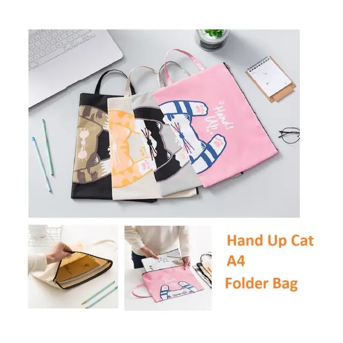 PF15 MAP Hand Up Cat A4 Stationery File Folder 0