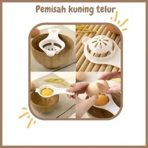 Alat pemisah putih dan kuning telur / penyaring putih atau kuning telur