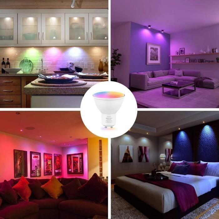 Smart Light eWelink Zigbee Bulb Support Alexa Google Voice Control GU10