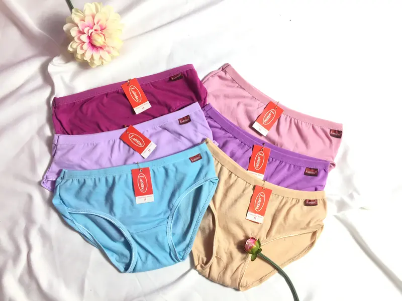 CELANA DALAM WANITA MIRIP/LAKUNI PROMO! TERMURAH DI TIKTOK! HARGA PROMO MURAH BERKUALITAS! Katun Nyaman Pendek Dewasa Lembut Lingerie knicker cewek Waist Remaja Boxer Hitam Korset High 4