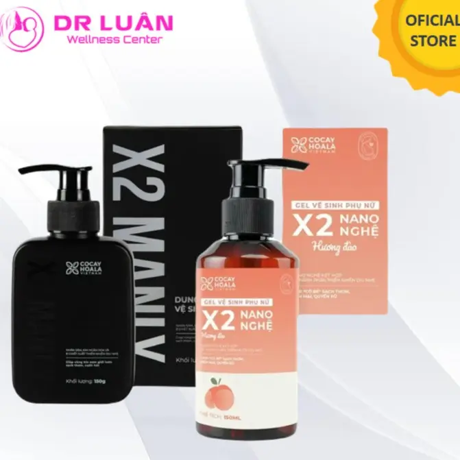 Combo Dung Dịch Vệ SInh Cho Nam  X2 Manly Hương Nước Hoa  và Dung Dịch Vệ Sinh Phụ Nữ Nano Nghệ
