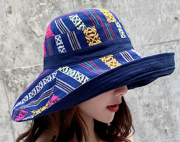 Mũ Đội Hai Mặt Thời Trang Chống Nắng Du Lịch Gấp Gọn 6