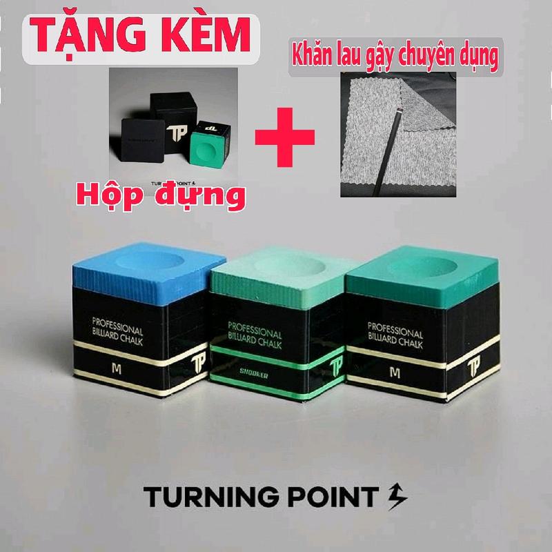 Lơ bida TP Turning point siêu mịn ko bụi tặng kèm hộp đựng kim loại