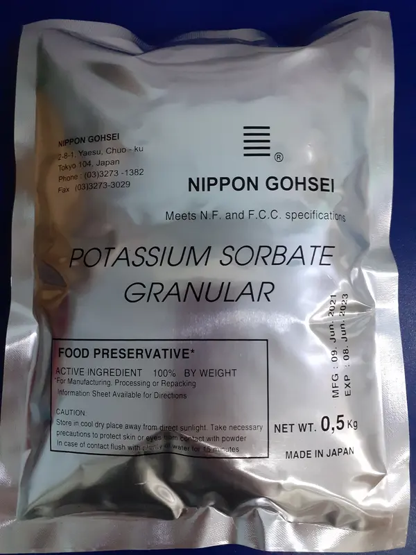 Potassium Sorbate Bịch-Nhật (1KG)_Chất bảo quản,chống mốc dùng trong thực phẩm 0