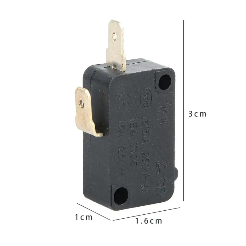 Công Tắc Vi Sóng Cửa Lò Vi Sóng, 16A 250V, Dễ Lắp Đặt, Công Tắc Giới Hạn Siêu Nhỏ Thích Hợp Cho Lò Nướng Và Thiết Bị Ô Tô, Điện Tử, Lý Tưởng Để Sử Dụng Trong Lò Vi Sóng 2