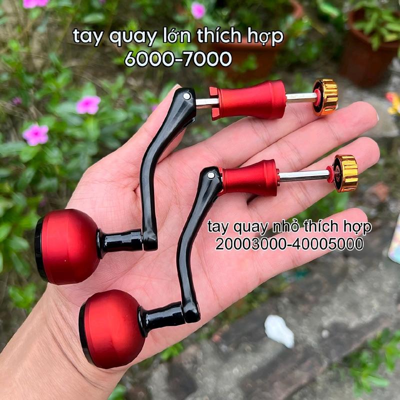 Tay quay máy câu Kim loại- 6 cạnh 0