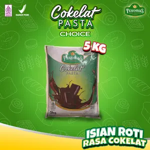 TEKOMAS - Cokelat Pasta Choice 5 kg Cokelat Isian Topping Roti Siap Pakai Bahan Kue Praktis Premium Baking Food
