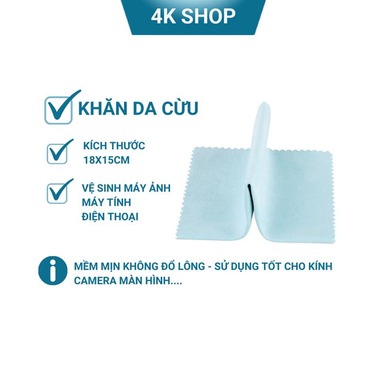 Khăn lau lens máy ảnh - laptop - điện thoại mềm mịn Camera Dụng Cụ Vệ Sinh