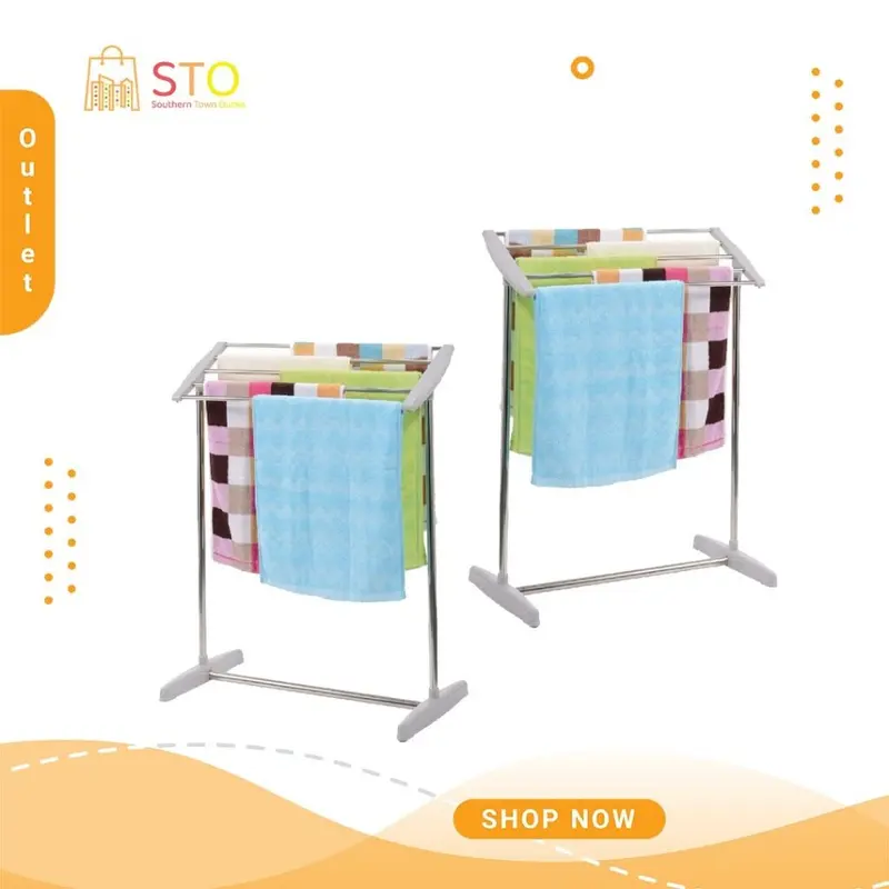 STO Multifunctional Foldable BABY Single /Double Towel Rack Space ...
