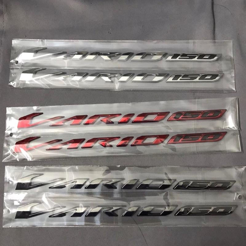 Tem chữ vario 150 hàng loại 1 ae dán 125 thì tháo số ra nhé dẽo dính như zin có 3 màu Nhãn Dán giá 1 cặp  chất liệu nhựa kích thước bằng zin