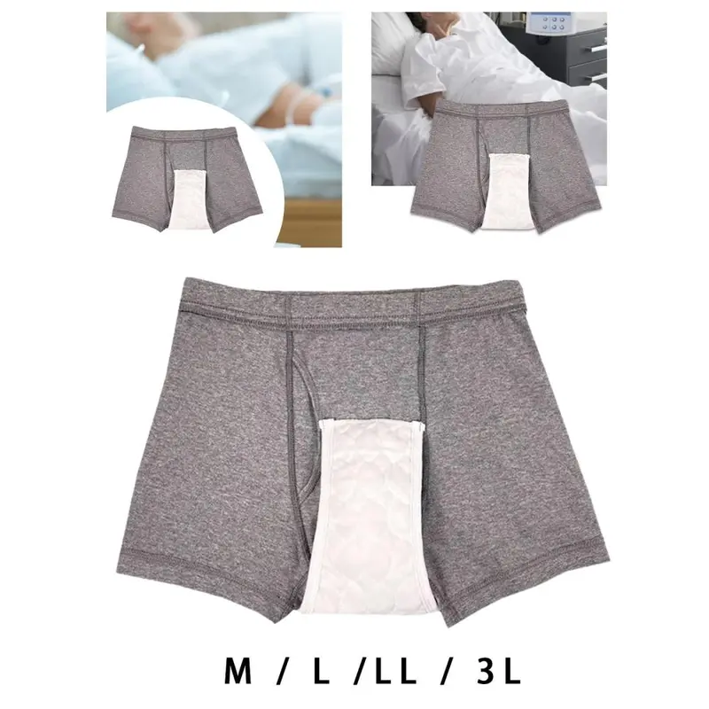 Men Diaper Pants Washable Elderly Incontinence Care Adult Incontinence Pants 3