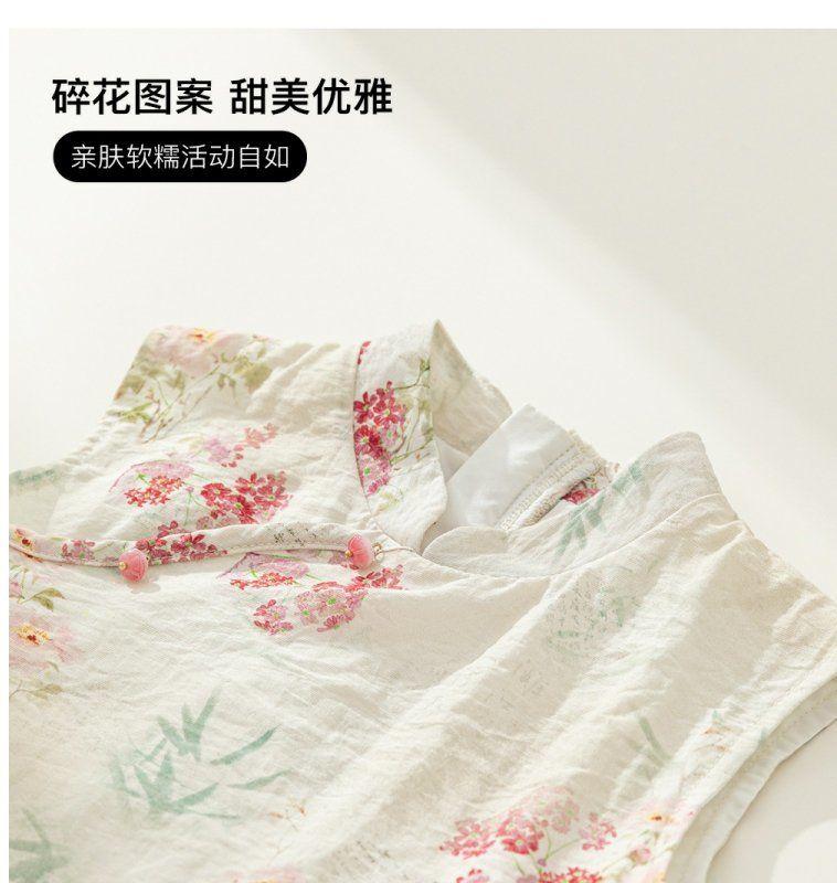 Product Introduction of Trang Phục Trung Quốc Hán Phục Mùa Hè Cho Trẻ Em, Váy Sườn Xám Hoa Cô Gái Trung Quốc Mới, Váy Hán Đường Cô Gái Phong Cách Dân Tộc, Hàng Mới Về Năm 2024 2