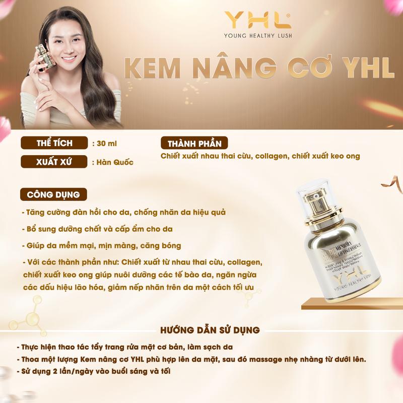 Product Introduction of Serum giúp trẻ hóa và săn chắc làn da mặt YHL Hàn Quốc - Chai 30ml, skincare 11