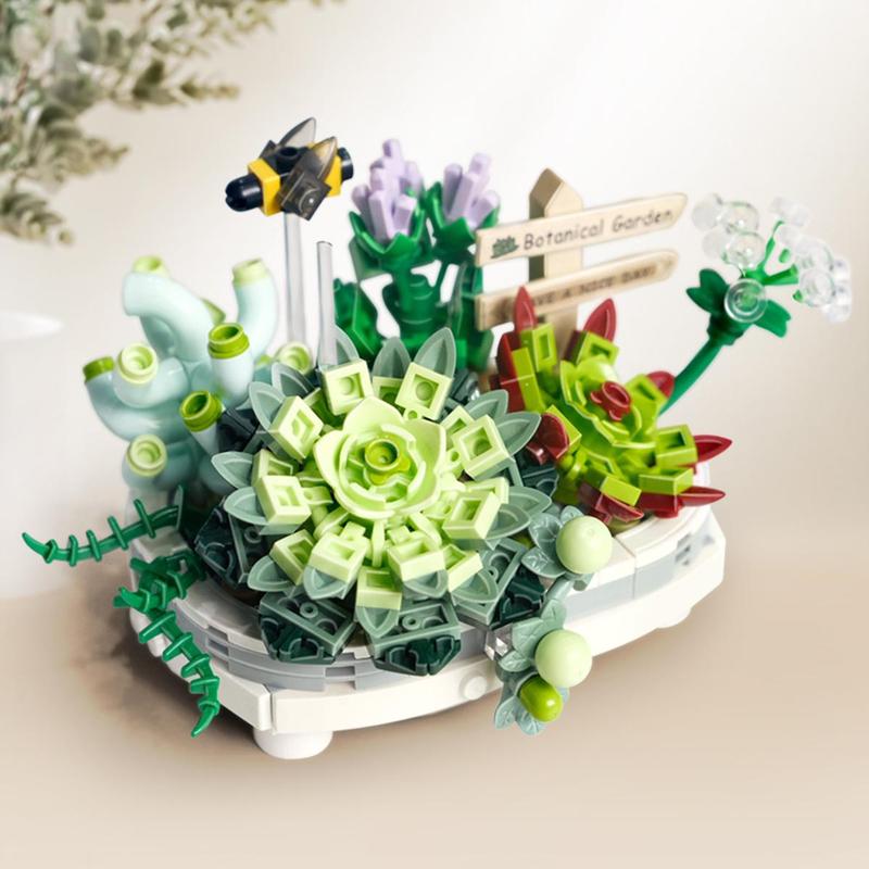 Bonsai Tree Building Kit, Eternal Flower Pot Plant Building Blocks ...