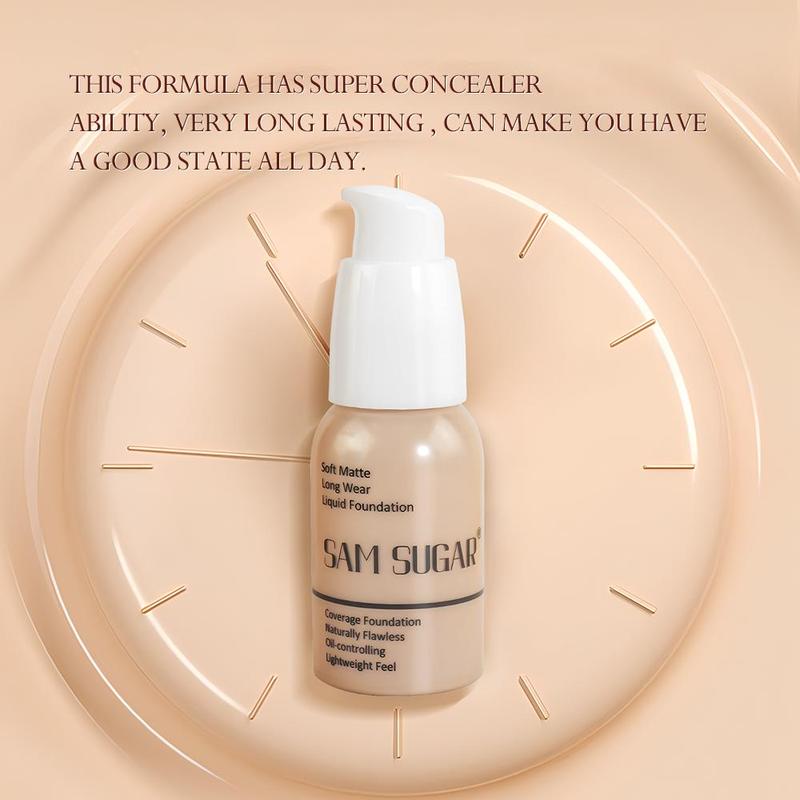 Long-lasting Moisturizing Foundation, Lightweight Concealer Foundation for Women & Girls 5