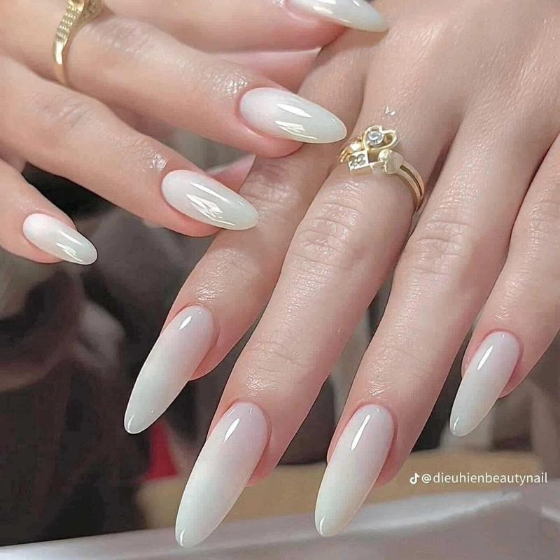 Sơn gel màu thạch nước gạo đục -phụ kiện nail sơn gel cần hơ đèn