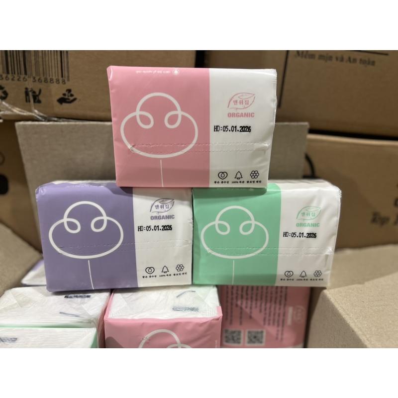 Gói lẻ giấy  rút organic cao cấp siêu dai 1