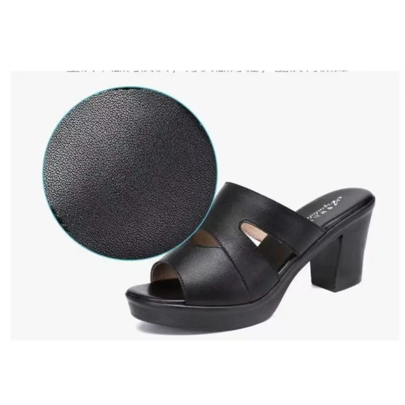 Dép nữ cao gót (có ảnh thật) Sandal 3 phân, 5 phân, 7 phân, 8 phân chất liệu bền đẹp mẫu khoét eo duyên dáng thoáng chân KH-11 DéP Shoes GiàY Nhung Jean 7