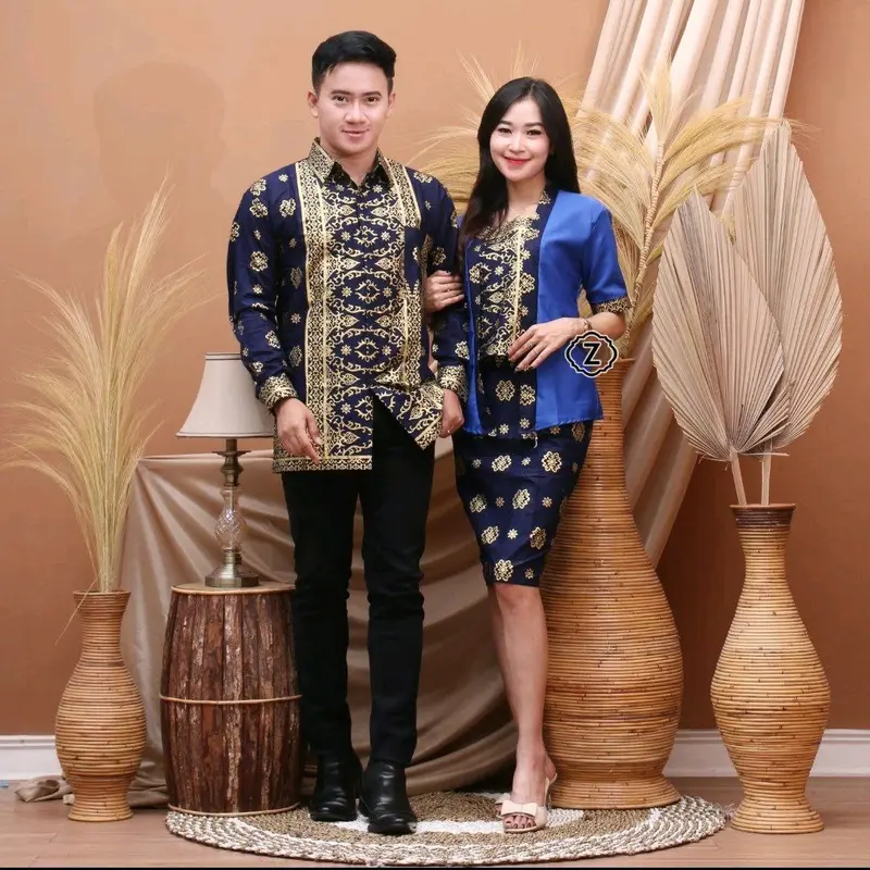 Baju Batik Couple Natal Dress Natal Motif Citra 4