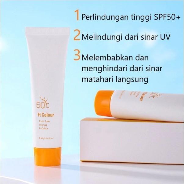 3301 SPF50 PA+++ Sunscreen Wajah Moisturizing Kulit Kusam Tidak Merata 30ml LM 3301 4