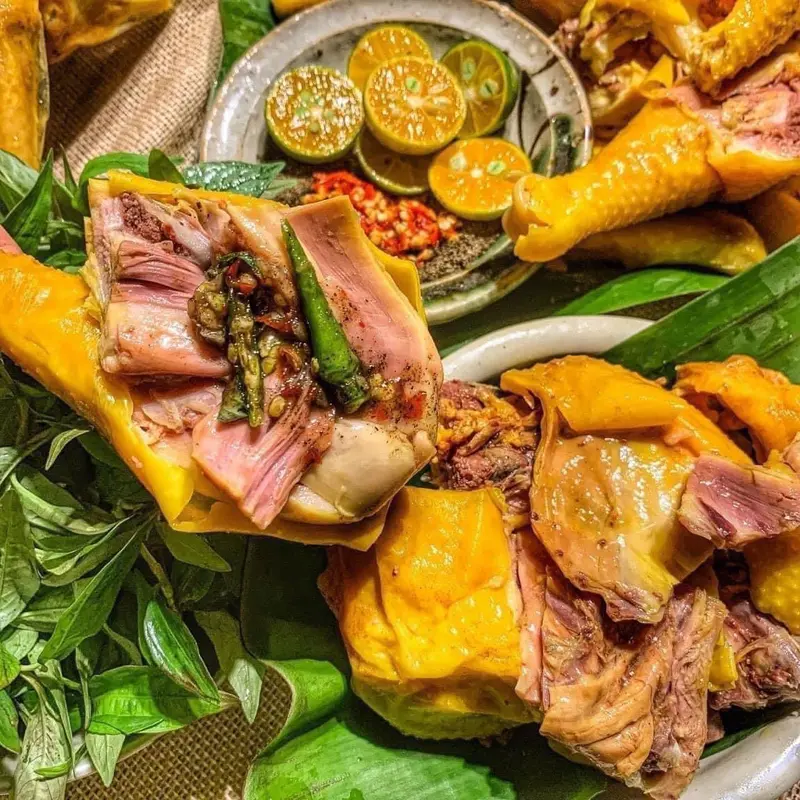 GÀ Ủ MUỐI NHÀ LÀM - 1 CON 1,2-1,4kg - TƯƠI NGON ĐẢM BẢO - NÓI KHÔNG VỚI GÀ ĐÔNG LẠNH Thức Ăn 4