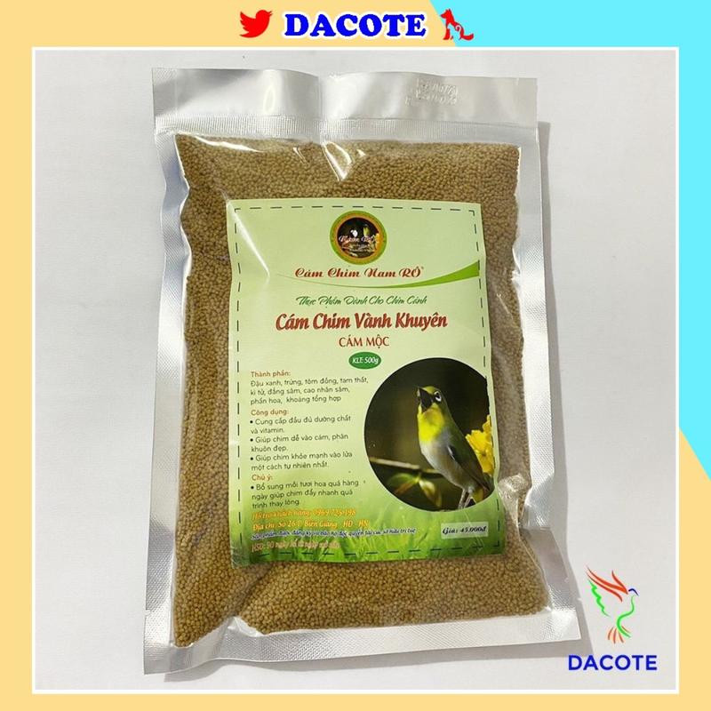 Cám chim vành khuyên Nam Rô cao cấp giá rẻ cho chim mộc khối lượng 500gram