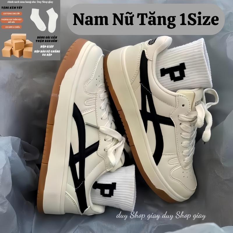 Giày Sneaker Sic Vệt Đen Quốc Dân Form nhỏ Nam, Nữ Tăng 1 Size FREE SHIP  Shoes