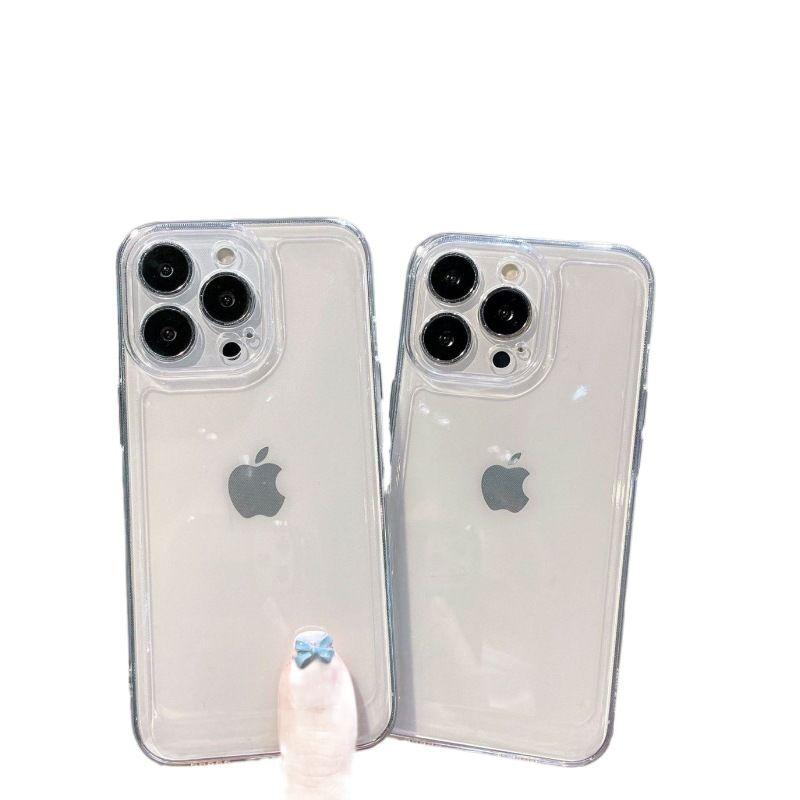 Ốp TPU Mềm, Trong Suốt, Che Phủ Toàn Bộ, Dành Cho iPhone 15 / 13 / 11, Thiết Kế Không Gian, Bảo Vệ Chống Sốc, Chất Lượng Cao, Hoàn Thiện Trong Suốt 4