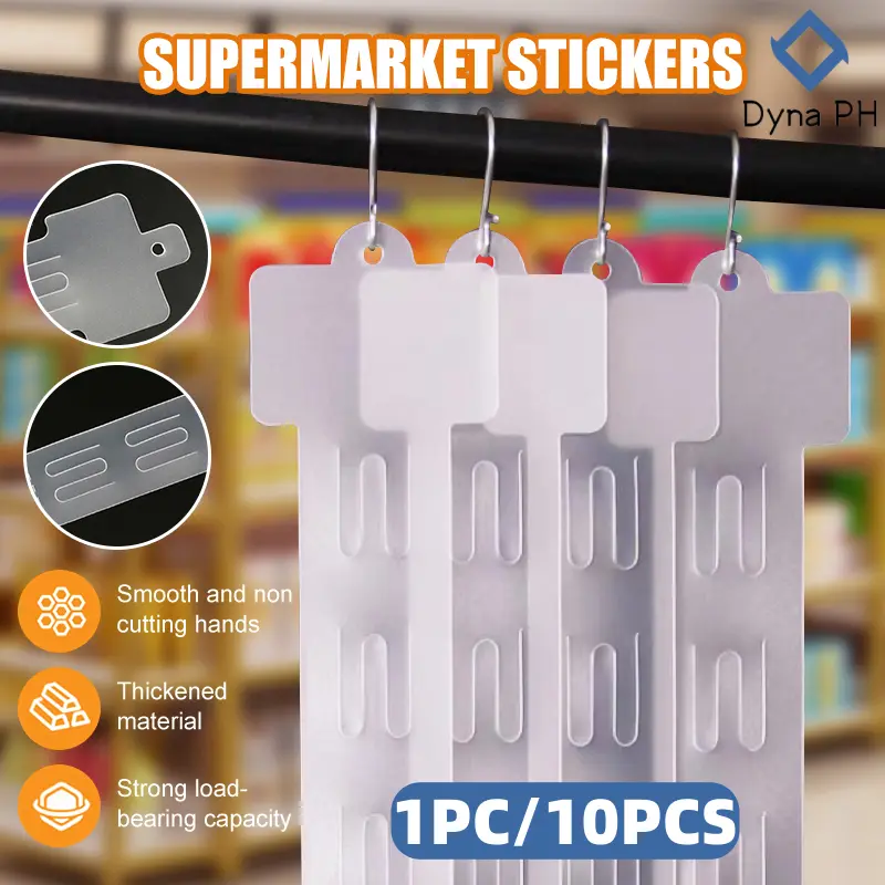 1PC/10PCS Snack Hanging Strips Store Hang Snacks Display Hanger Hooks ...