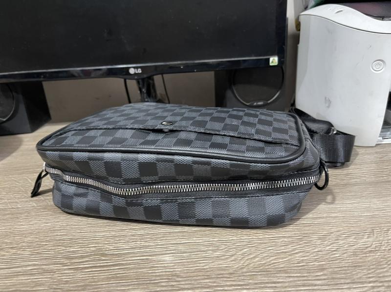 Product Introduction of Túi đeo chéo Học sinh caro cao cấp da loại 1 đẹp dẻo mịn F53 [Hình thật] Bag 17