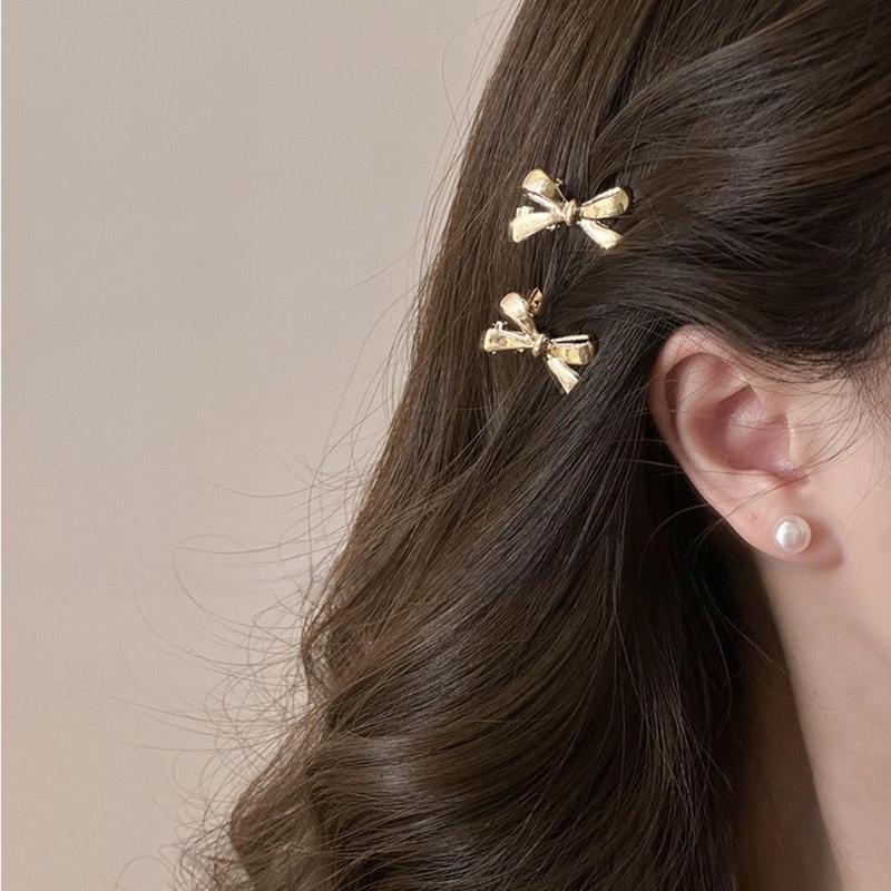 Product Introduction of Bow hair clip, sweet and cool girl's small bangs clip, side hair clip, duckbill clip 15