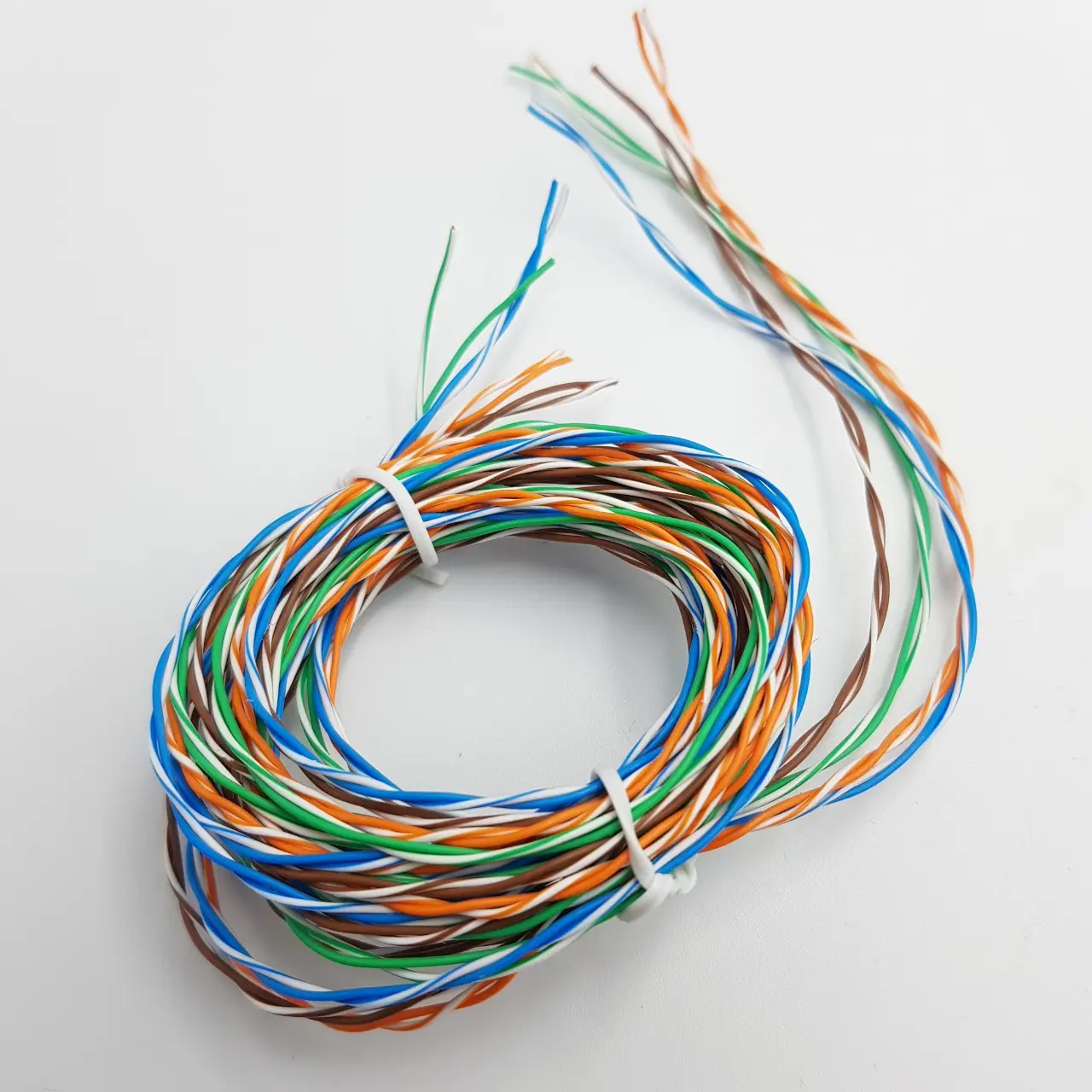 Bộ dây điện nhiều màu dài 1.2 mét 8 sợi lẻ - Làm đồ handmade DIY điện - Dây điện 0.2MM
